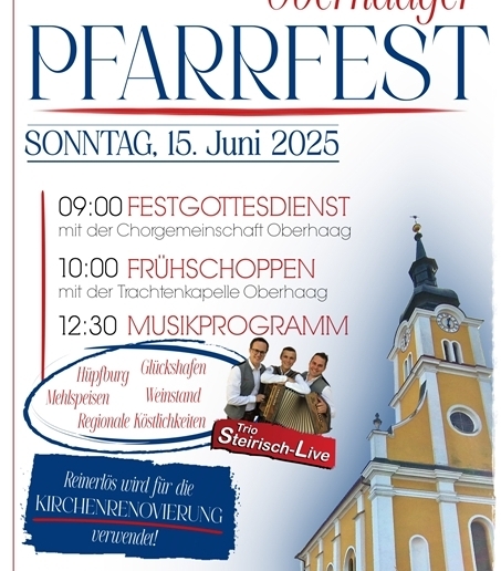 Sonntag 15. Juni 2025